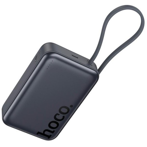 Фото - Батарея мобильная HOCO Q44A Origen Dual PD45W Magnetic с кабелем Type-C 20000 mAh Metal Gray (715653)